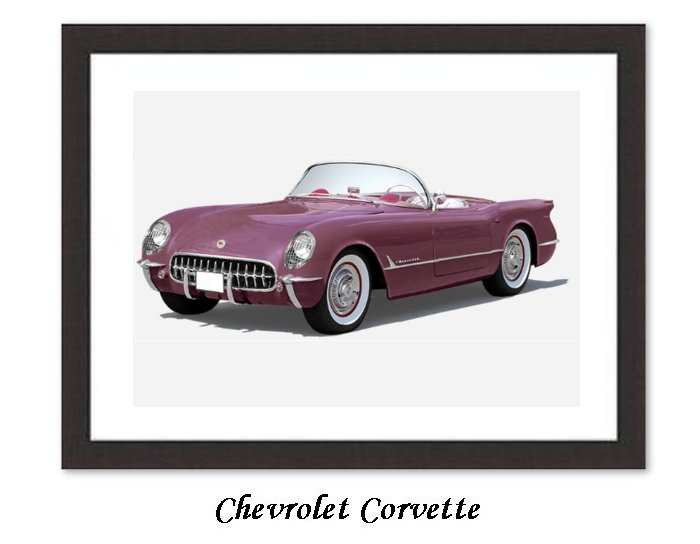 Chevrolet Corvette Framed Print